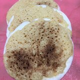 餃子の皮でおからときな粉のクッキー風